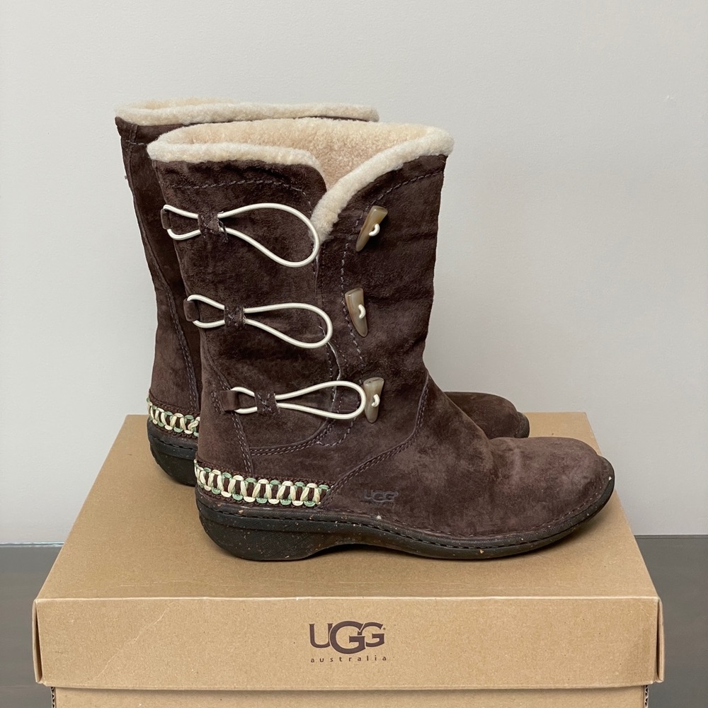 UGG Suede Kona Boots size 8
